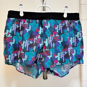 Janji AFO Black and Blue Running Shorts Size XL from REI